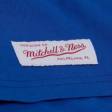 Women's Mitchell & Ness Royal Los Angeles Dodgers Core Essentials Boxy Crop T-Shirt