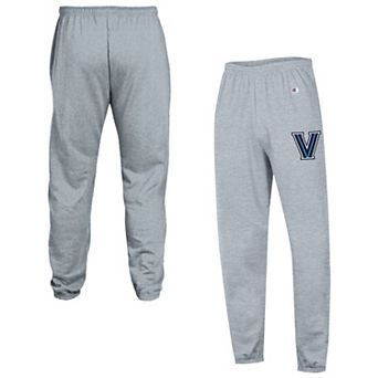 Men's Champion Heather Gray Villanova Wildcats Powerblend Fleece Team Sweatpants