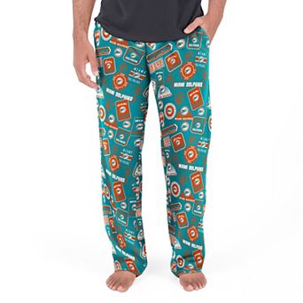 Men's Concepts Sport Aqua Miami Dolphins Throwback Logo Grady Pants
