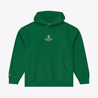 Men's Mitchell & Ness Green Boston Celtics Core Fleece Hoodie