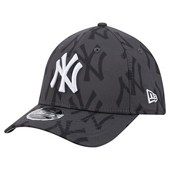 Men's New Era Gray New York Yankees Halftone 39THIRTY Flex Hat