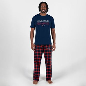 Men's Concepts Sport Navy New England Patriots Highland Sleep Set