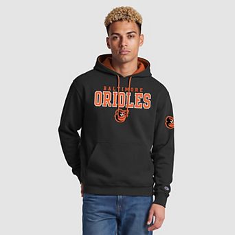 Men's Champion Black Baltimore Orioles Volume Fleece Hoodie