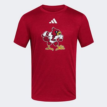 Men's adidas Red Louisville Cardinals Vault Blend T-Shirt