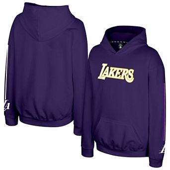 Youth Stadium Essentials Purple Los Angeles Lakers Legends City Star Hoodie