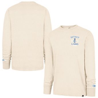 Men's '47 Tan Detroit Lions Heavy Slub Long Sleeve T-Shirt