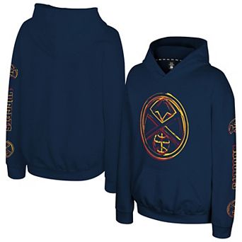 Youth Stadium Essentials Navy Denver Nuggets Legends Elementized Hoodie