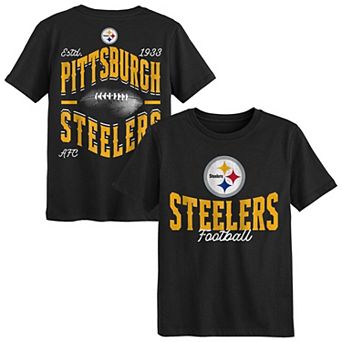 Toddler Outerstuff Black Pittsburgh Steelers Top Pick T-Shirt
