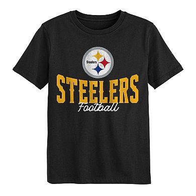 Toddler Outerstuff Black Pittsburgh Steelers Top Pick T-Shirt