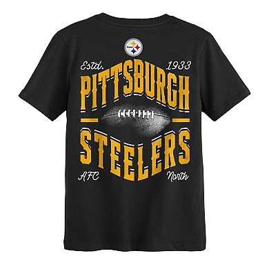 Toddler Outerstuff Black Pittsburgh Steelers Top Pick T-Shirt
