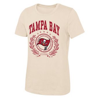 Girls Youth Outerstuff Natural Tampa Bay Buccaneers Undefeated T-Shirt