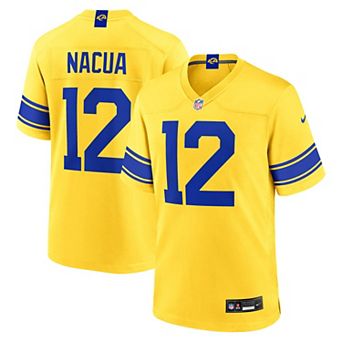 Men's Nike Puka Nacua Los Angeles Rams Classic Sol Game Jersey