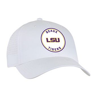 Unisex Ahead White LSU Tigers Brezo Adjustable Hat