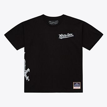 Men's Mitchell & Ness Black Chicago White Sox Chrome Heritage T-Shirt