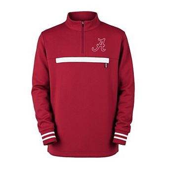 Youth Garb Crimson Alabama Crimson Tide Atlas Quarter-Zip Pullover
