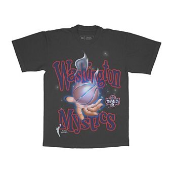 Unisex Playa Society Black Washington Mystics Sketch T-Shirt