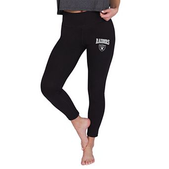 Women's Concepts Sport Black Las Vegas Raiders Sentry Knit Leggings