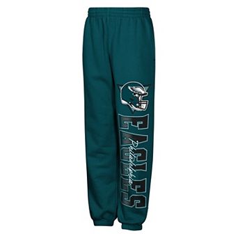 Youth Outerstuff Midnight Green Philadelphia Eagles Run & Gun Sweatpants