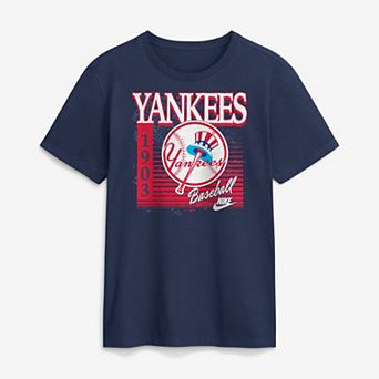 Men's Nike Navy New York Yankees Cooperstown Logo T-Shirt