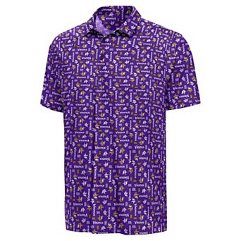 Men's Antigua Purple Minnesota Vikings Season Tickets Polo