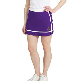Women's WEAR by Erin Andrews Purple Minnesota Vikings Stripe Skort