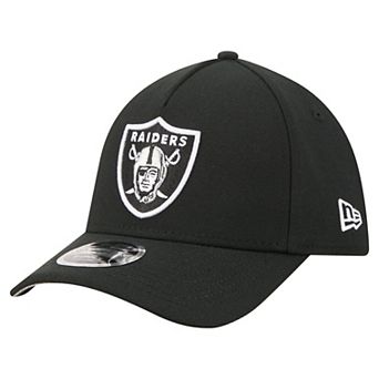 Men's New Era Black Las Vegas Raiders 39THIRTY M-Crown A-Frame Stretch Hat