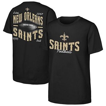 Youth Outerstuff Black New Orleans Saints Top Pick T-Shirt