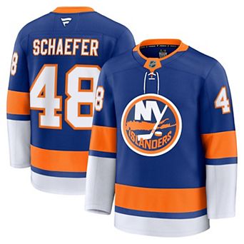 Men's Fanatics Matthew Schaefer Royal New York Islanders Home Premium Jersey
