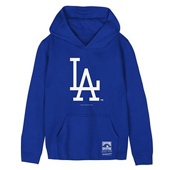 Toddler Mitchell & Ness Royal Los Angeles Dodgers Retro Logo Hoodie