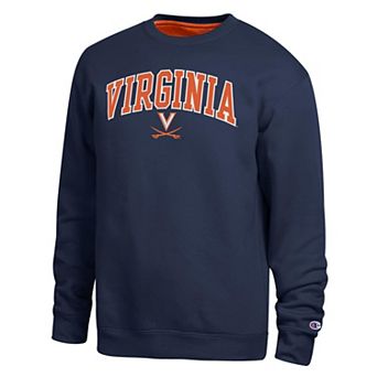 Men's Champion Navy Virginia Cavaliers Arch Sweatshirt