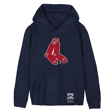 Toddler Mitchell & Ness Navy Boston Red Sox Retro Logo Hoodie
