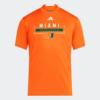 Men's adidas Orange Miami Hurricanes D4T Tri-Blend T-Shirt