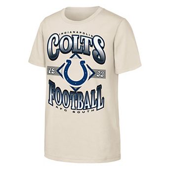 Youth Outerstuff Natural Indianapolis Colts NFL Of Days Past T-Shirt