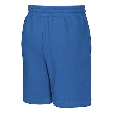 Youth Outerstuff Blue Detroit Lions Audible Fleece Shorts