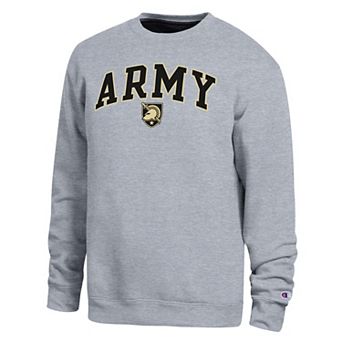 Men's Champion Heather Gray Army Black Knights Arch Sweatshirt
