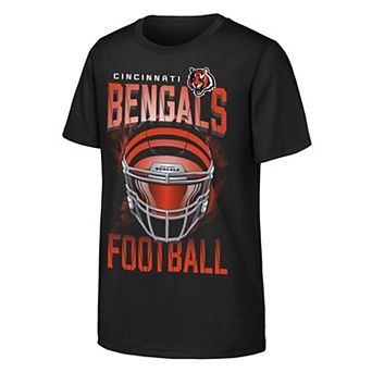 Youth Outerstuff Black Cincinnati Bengals Full Gear T-Shirt