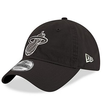 Men's New Era Black Miami Heat 9TWENTY Adjustable Hat