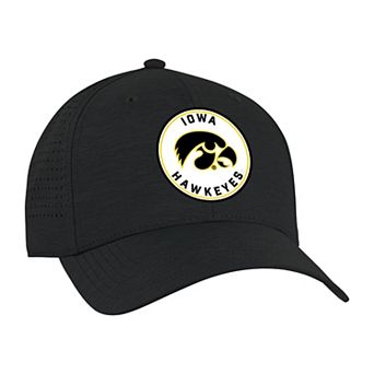 Unisex Ahead Black Iowa Hawkeyes Brezo Adjustable Hat