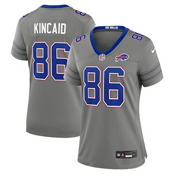 Women's Nike Dalton Kincaid Gray Buffalo Bills Nickel City Game Jersey