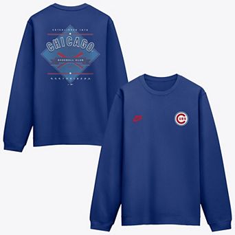 Men's Nike Royal Chicago Cubs Cooperstown Diamond Sweatshirt
