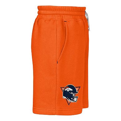 Youth Outerstuff Orange Denver Broncos Audible Fleece Shorts
