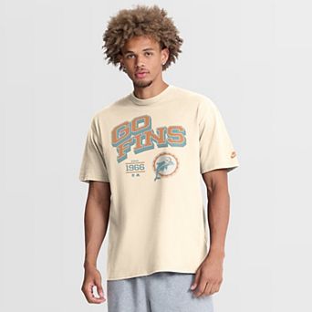 Men's Nike Natural Miami Dolphins Vintage Mod Blown Away Max90 T-Shirt