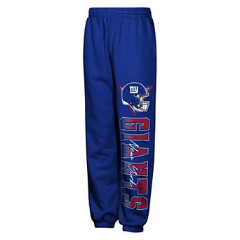 Youth Outerstuff Royal New York Giants Run & Gun Sweatpants