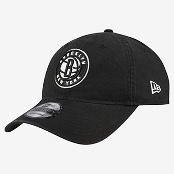 Men's New Era Black Brooklyn Nets Team 9TWENTY Adjustable Hat