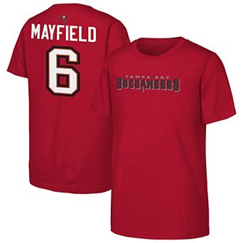 Youth Outerstuff Baker Mayfield Red Tampa Bay Buccaneers Name & Number T-Shirt