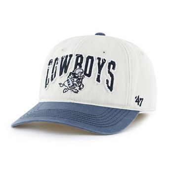 Men's '47 Natural/Navy Dallas Cowboys Franchise Fitted Hat