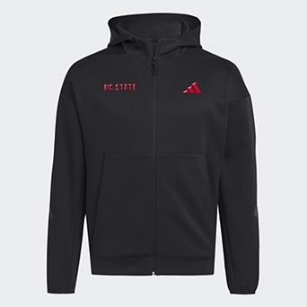 Men's adidas Black NC State Wolfpack Z.N.E Full-Zip Hoodie