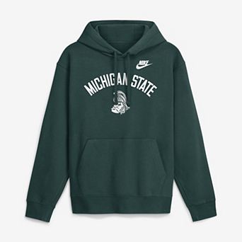 Men's Nike Green Michigan State Spartans Legacy Arch Club Hoodie