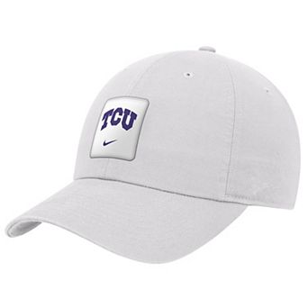 Men's Nike White TCU Horned Frogs 2026 On-Field Club Adjustable Hat