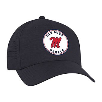 Unisex Ahead Navy Ole Miss Rebels Brezo Adjustable Hat